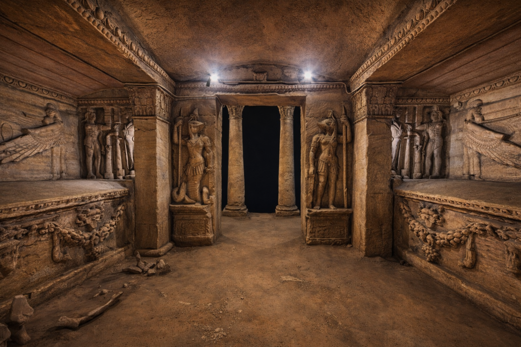 Catacombs of Kom El Shoqafa in Alexandria