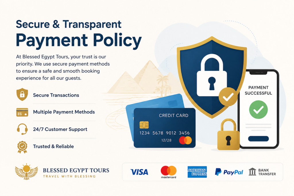 Payment Policy Blessed Egypt Tours