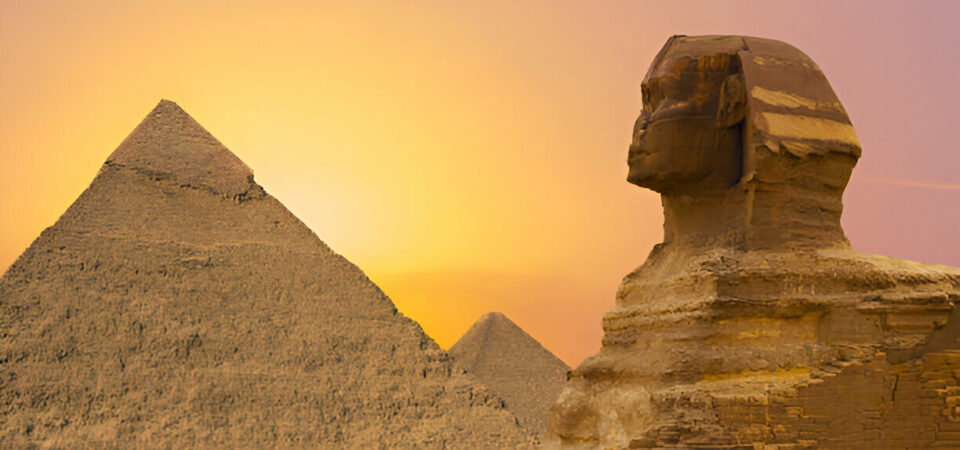 Grand Egyptian Museum and Giza Pyramid